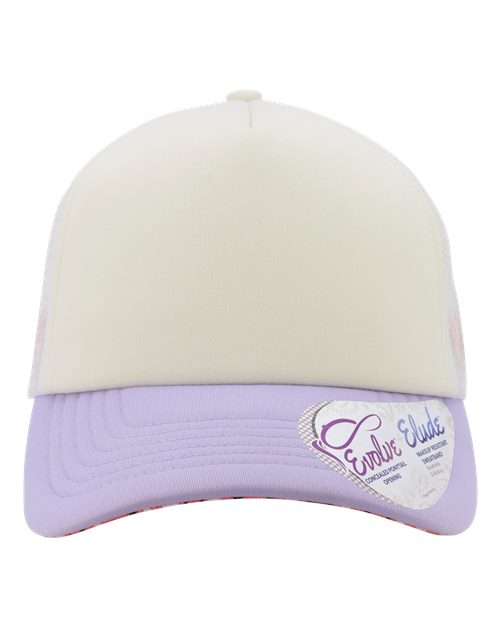 click to view Ivory/ Lavender/ White/ Smiley