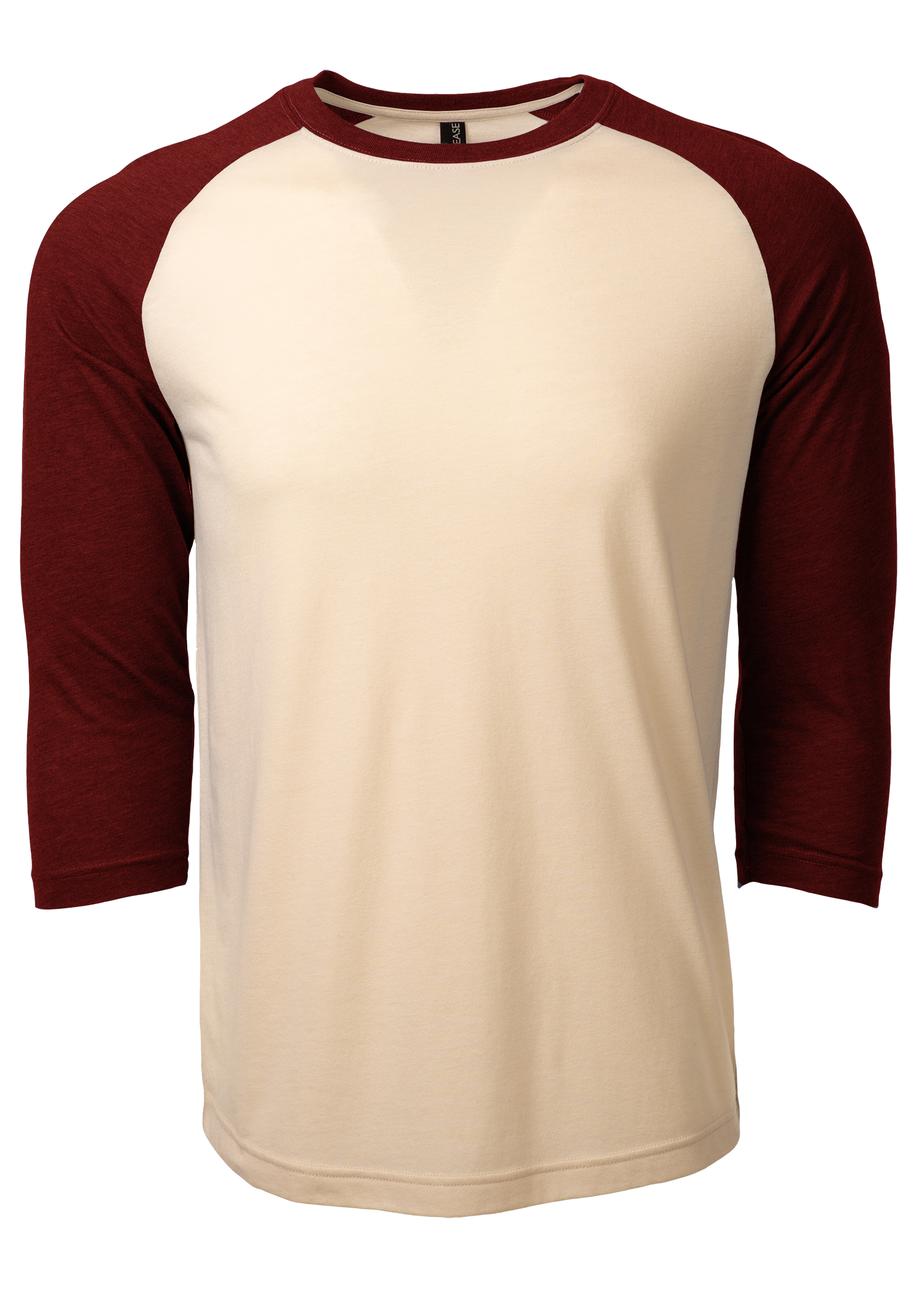 click to view Oatmeal Heather/Black Cherry Heather