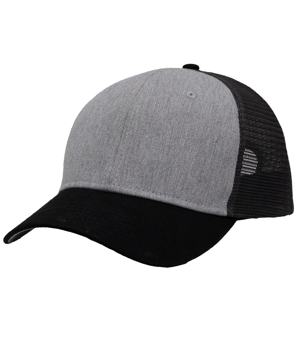 click to view Heather Grey/ Charcoal/ Black