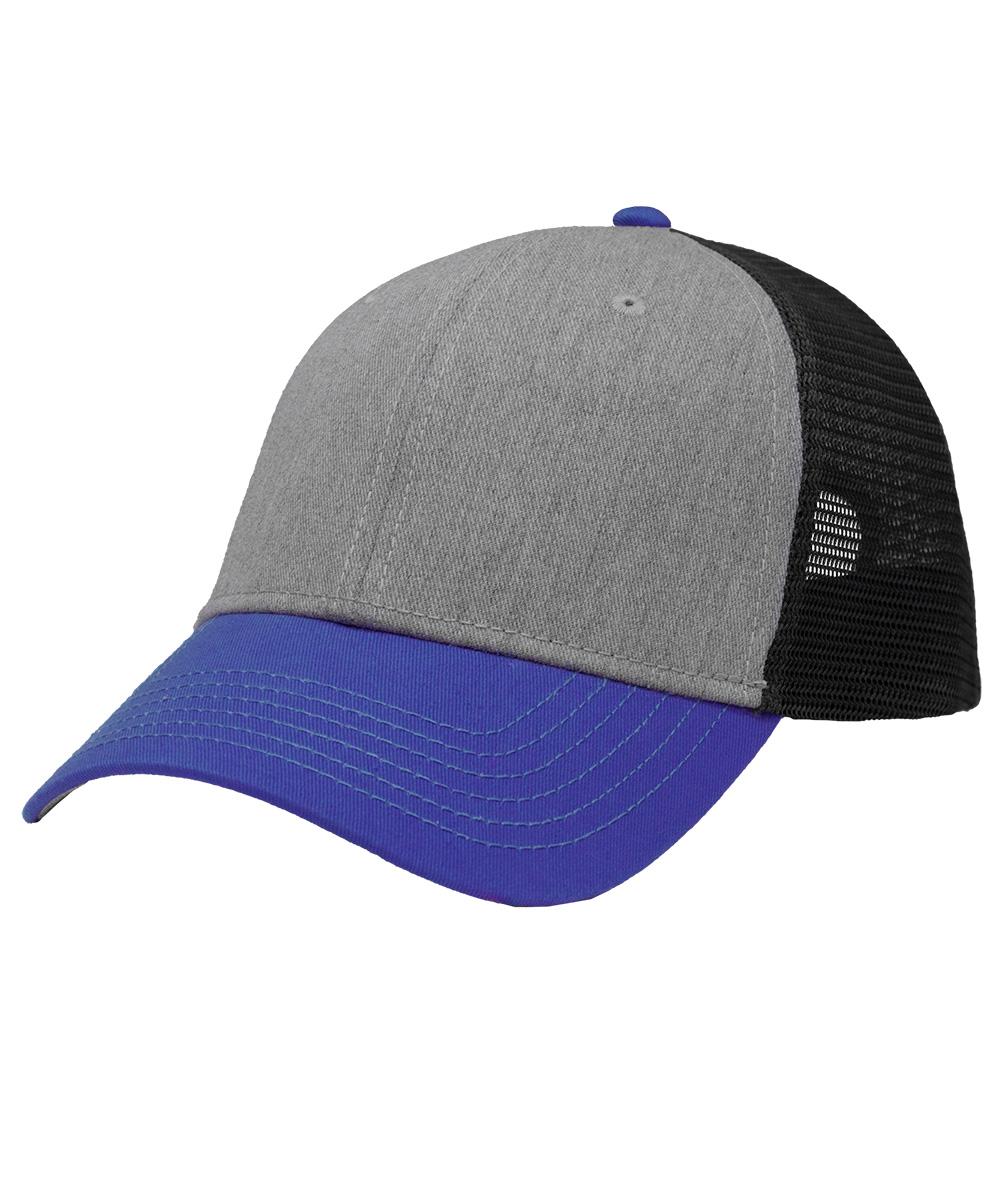 click to view Heather Grey/ Charcoal/ Royal