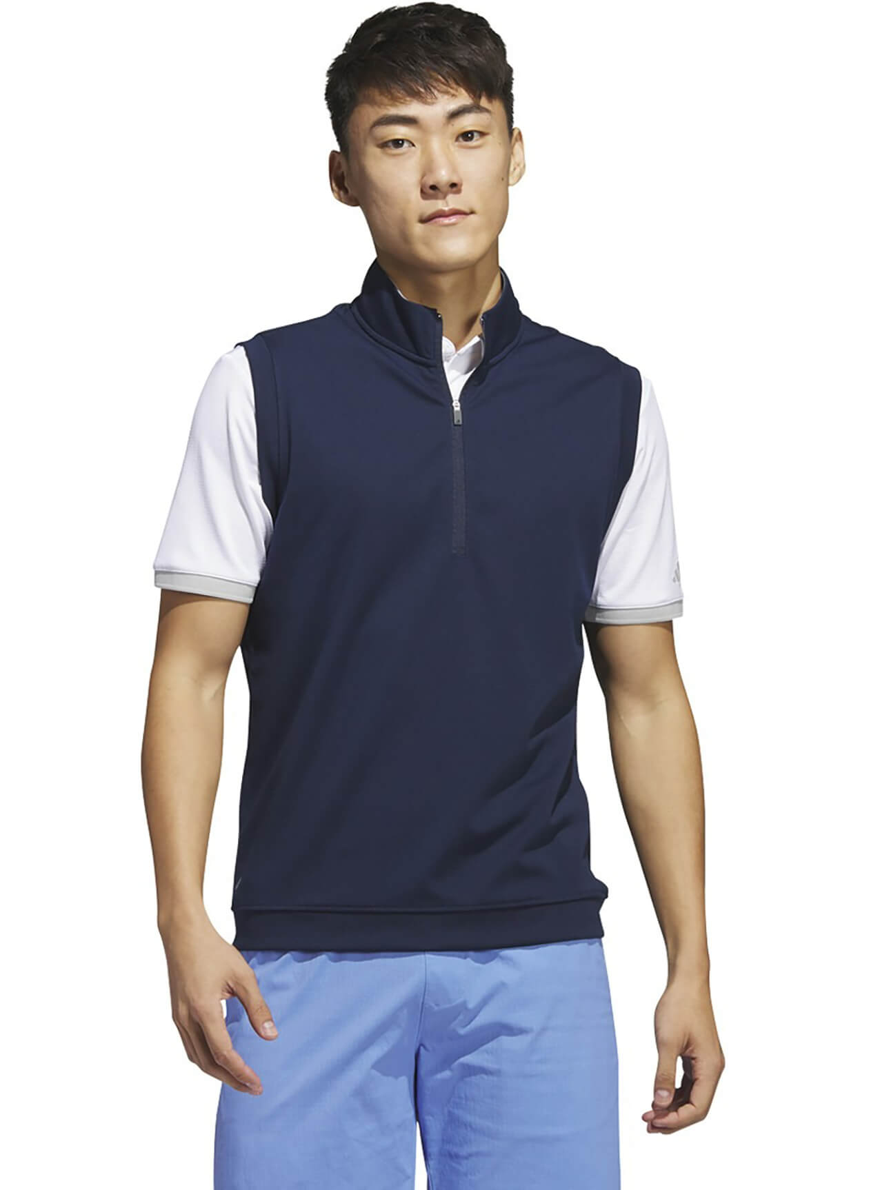 Adidas AD131 - Golf Men's Elevated Quarter-Zip Vest