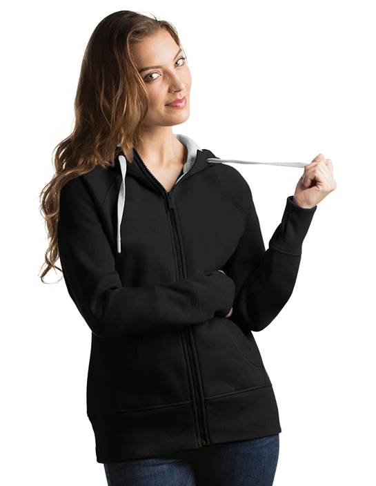 Antigua Apparel 101185 - Victory Women's Raglan Sleeve Full Zip Hoodie