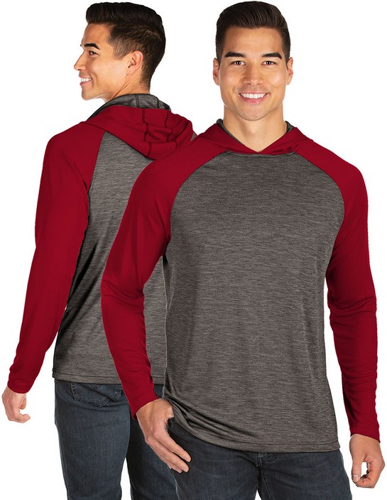 Antigua Apparel 104487 - Cannon Men's Heather Jersey Hoodie - Limited Edition