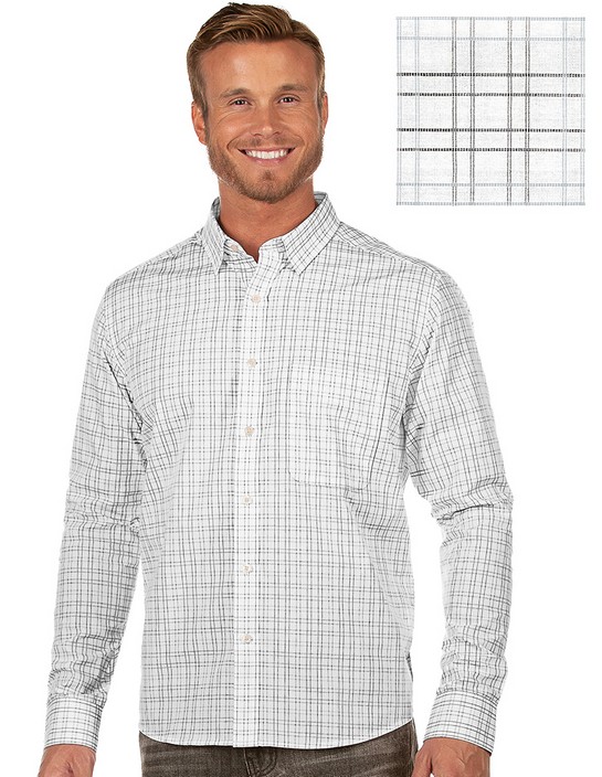 Antigua Apparel 104529 - Origin Men's Plaid Long Sleeve Shirt - Limited Edition
