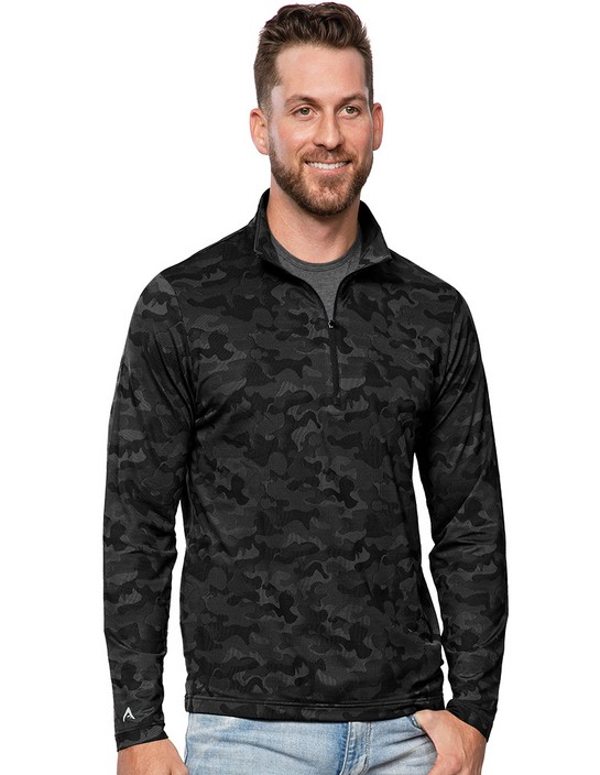Antigua Apparel 104655 - Brigade Men's 1/4 Zip Pullover - Limited Edition