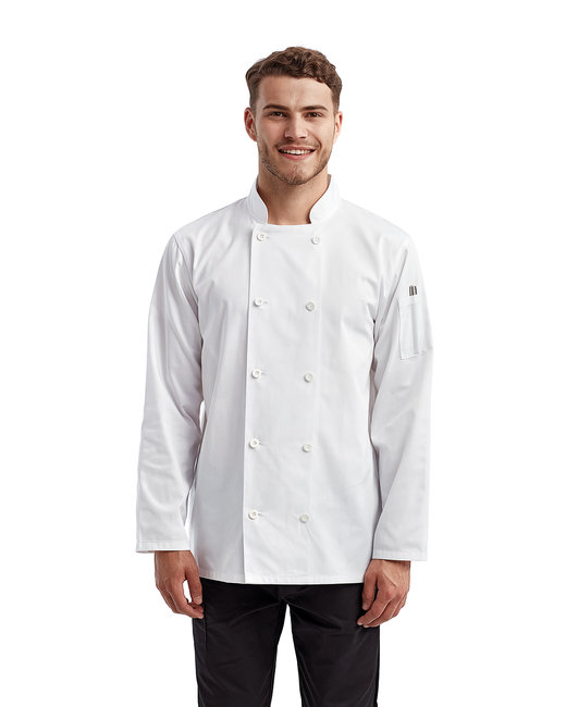 Artisan Collection by Reprime RP657 - Unisex Long-Sleeve Recycled Chef's Coat