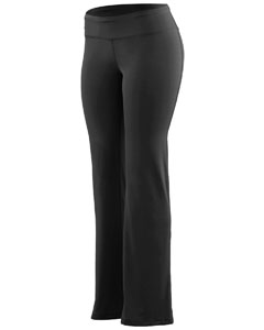 Augusta Drop Ship 4814T - Ladies' Tall Wide Waist Brushed Back Polyester/Spandex Pant