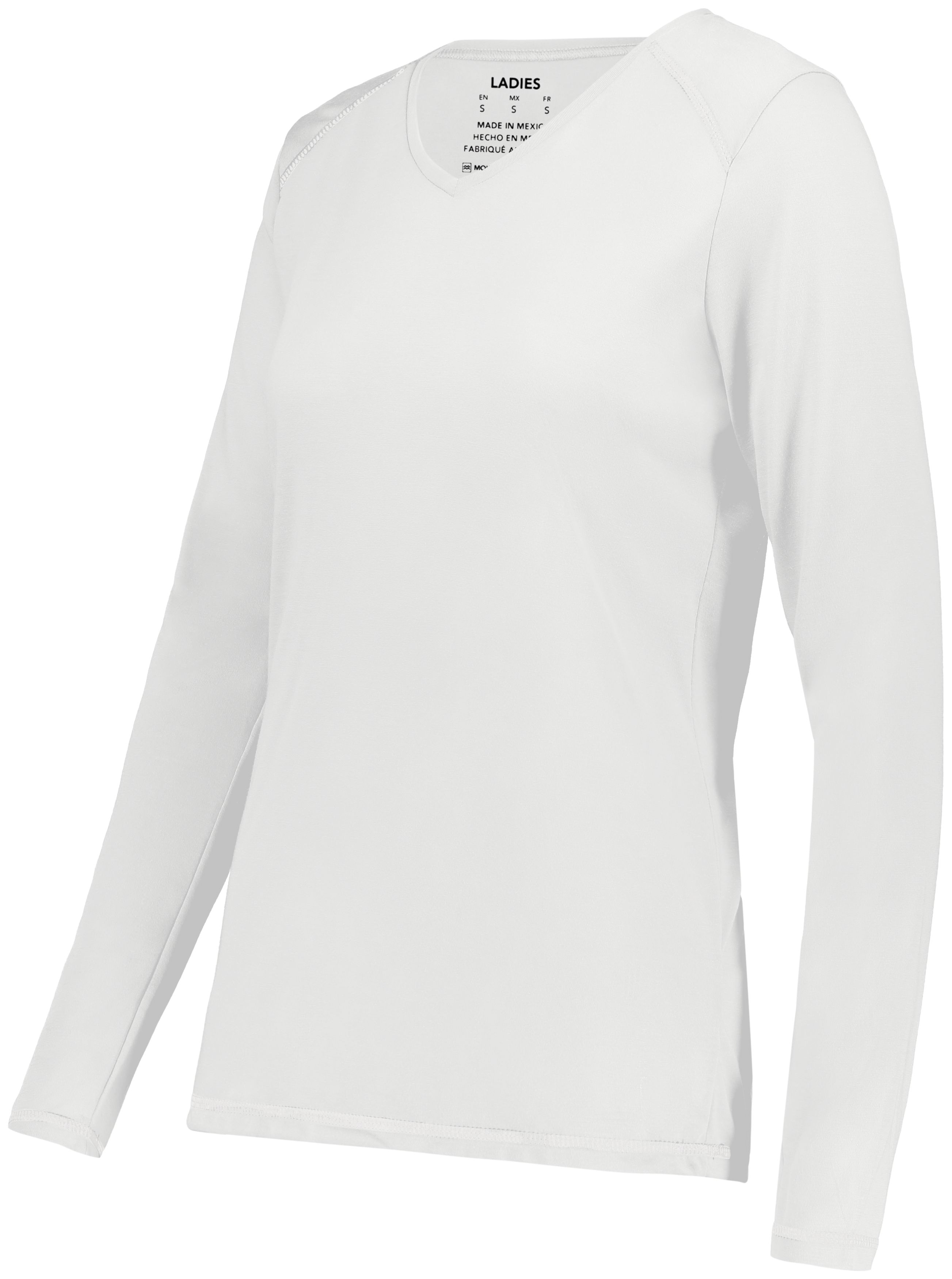 Augusta Sportswear 6847 - Ladies Super Soft-Spun Poly Long Sleeve Tee