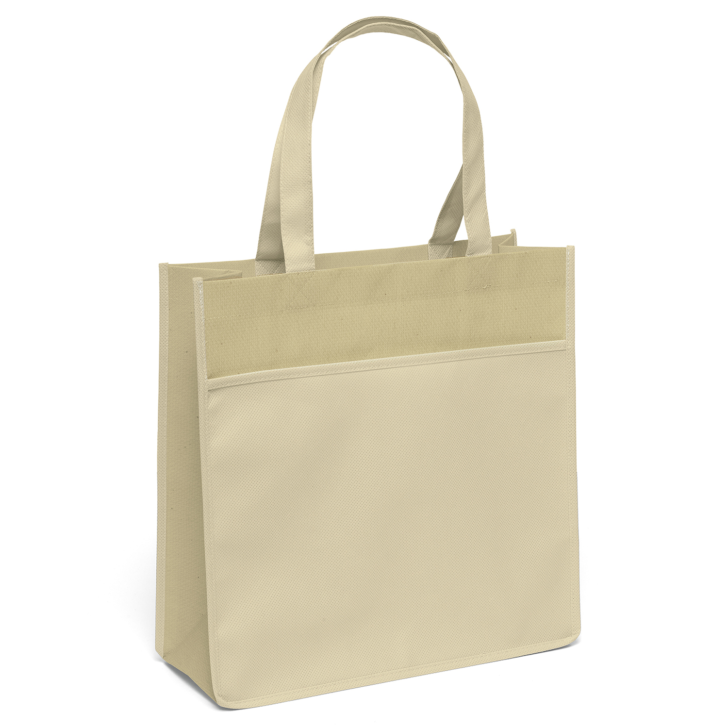 Bag Makers CVLPNAS1313 - Custom Printed Eco-Friendly Promotional Non-Woven Grocery Tote Bag