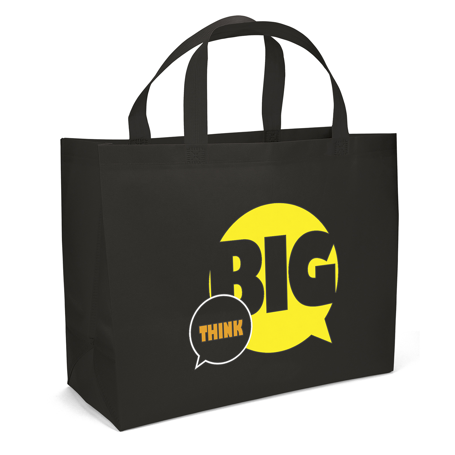 Bag Makers CVSV218 - Custom Printed Eco-Friendly Promotional Non-Woven Grocery Tote Bag