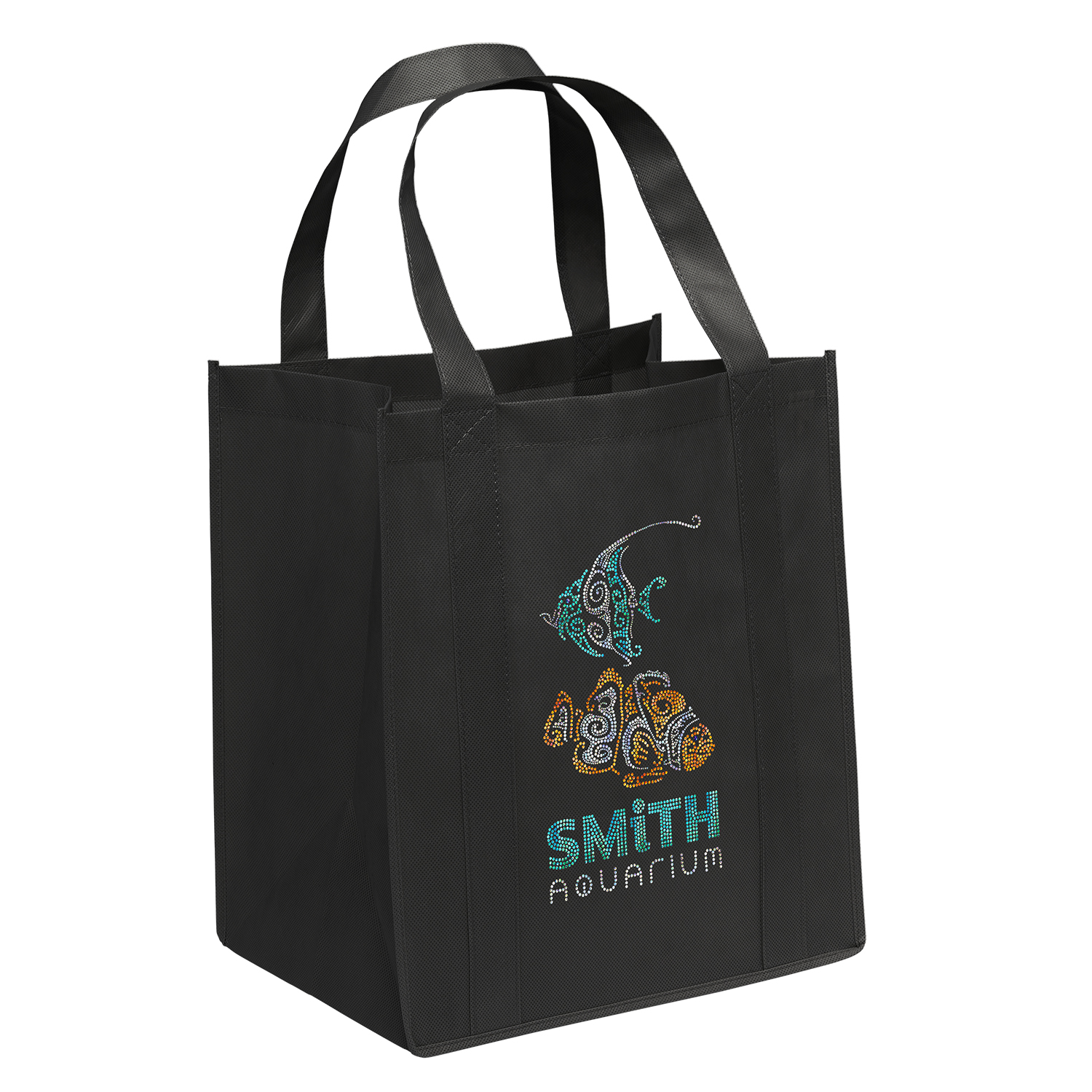 Bag Makers SPB1315 - Custom Printed Eco-Friendly Promotional Non-Woven Big Grocery Tote Bag
