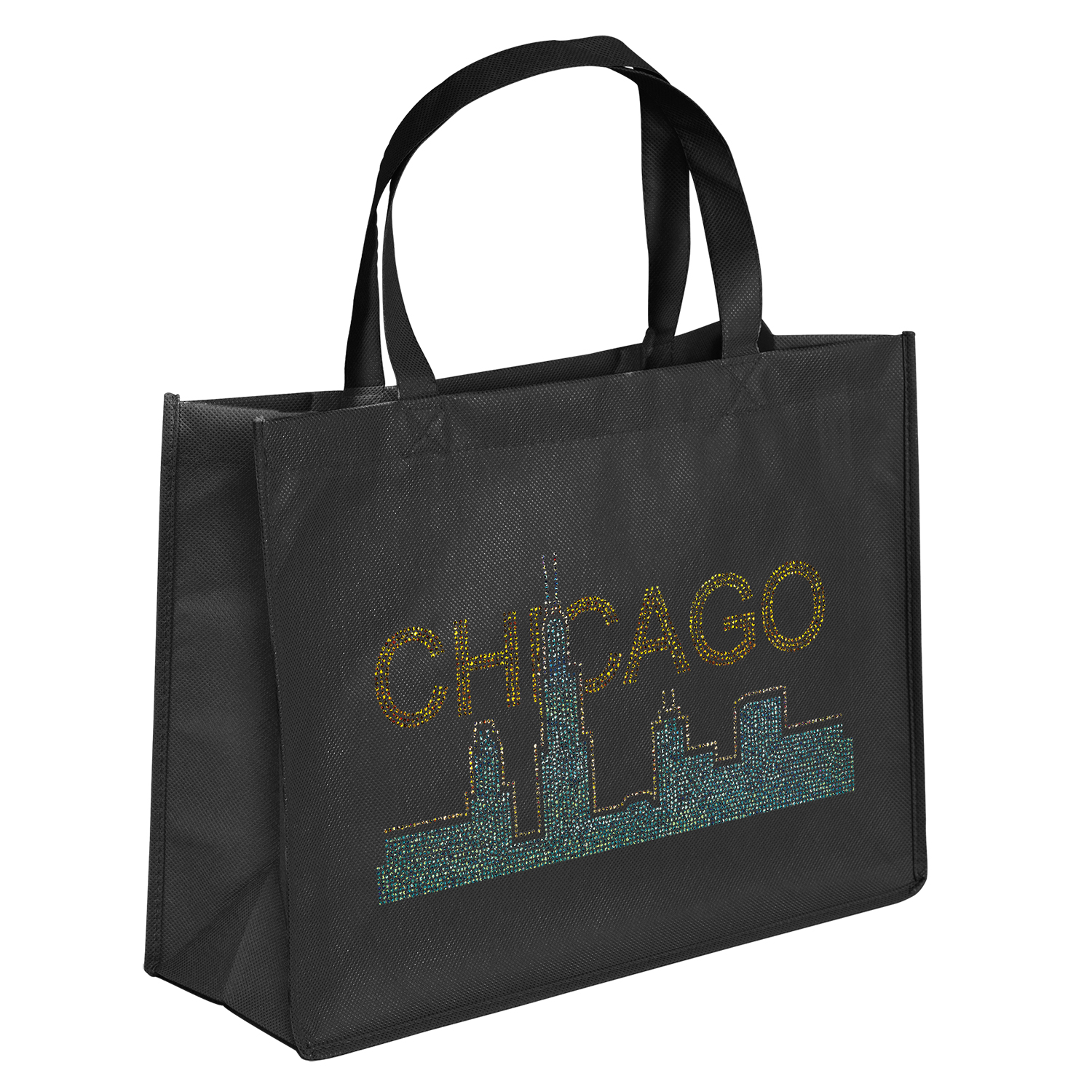 Bag Makers SPPS1612 - Custom Printed Eco-Friendly Promotional Non-Woven Grocery Tote Bag