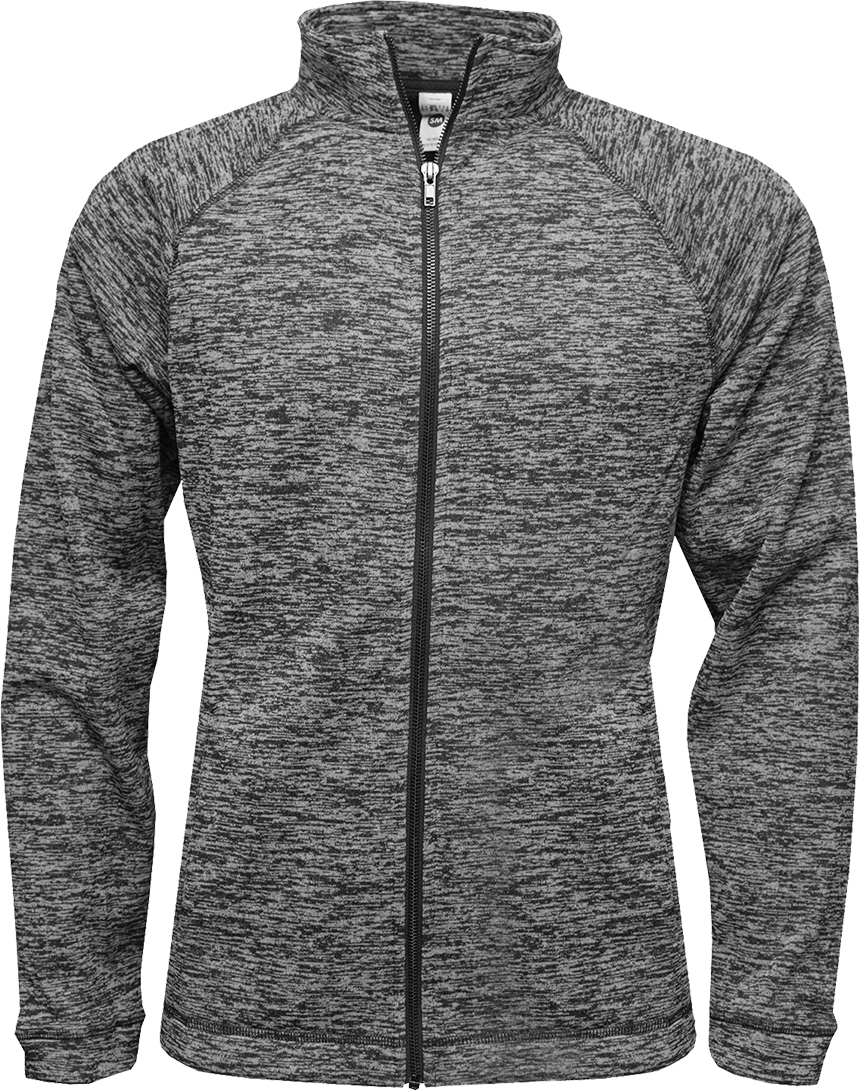 BAW Athletic Wear F180 - Adult Vintage Heather Full Zip Sweatshirt