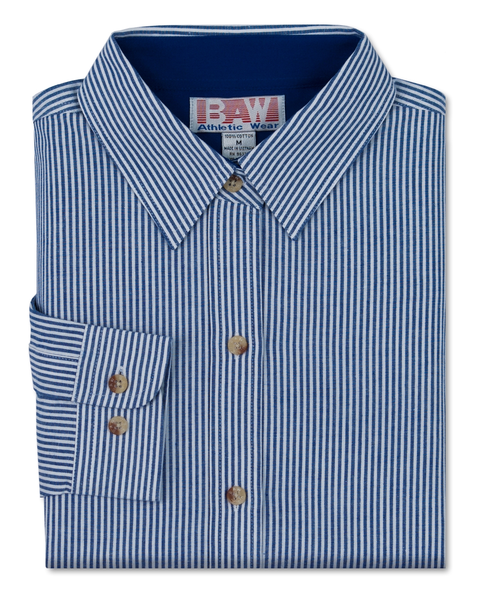 BAW Athletic Wear G451L - Ladies Classic Stripe Gingham Shirt