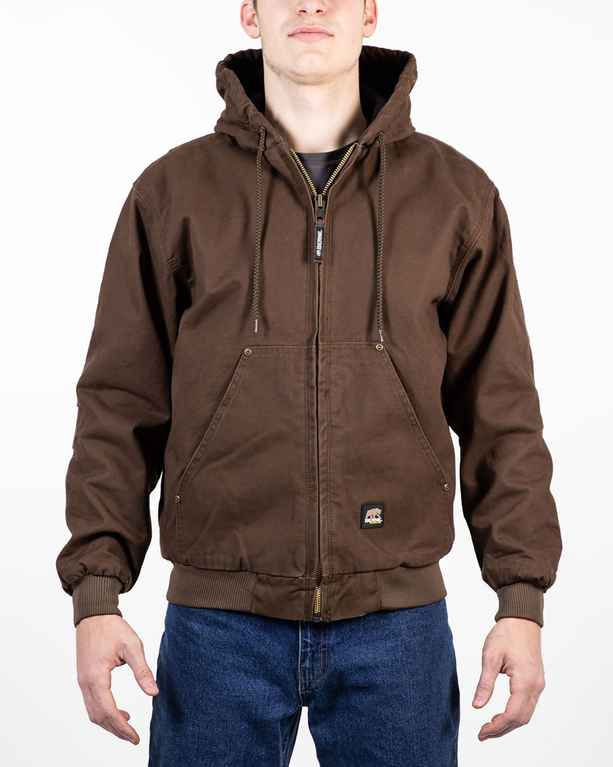 Berne Workwear HJ375 - Highland Washed Hooded Jacket