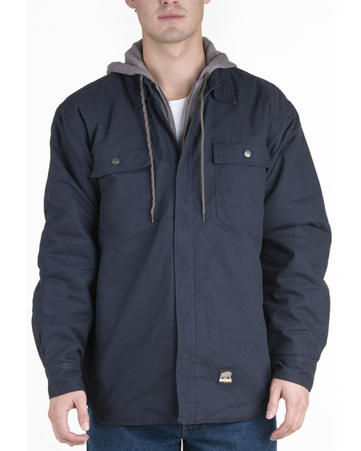 Berne Workwear SH68 - Men's Throttle Hooded Shirt Jacket