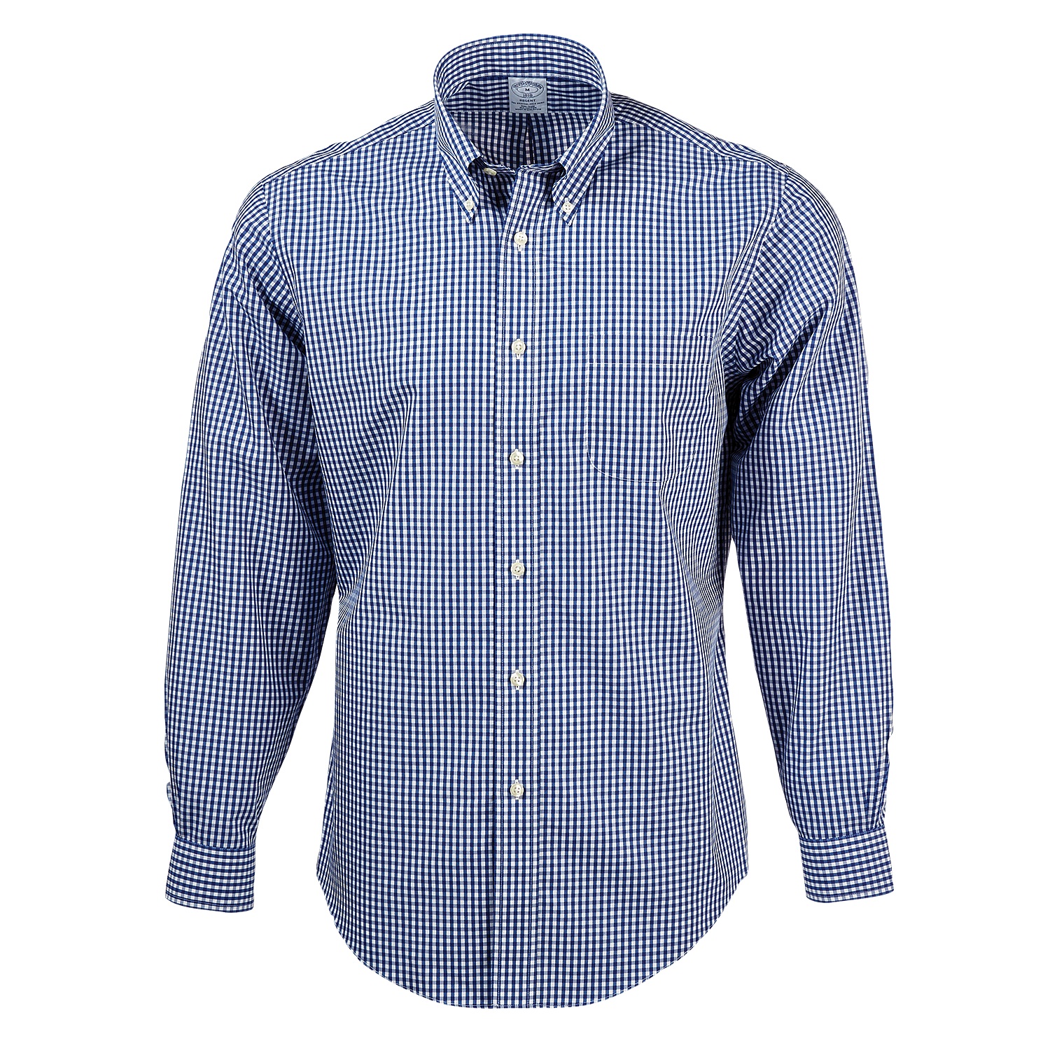 Brooks Brothers BR0731 - Men's Madison Fit Non-Iron Gingham Sport Shirt