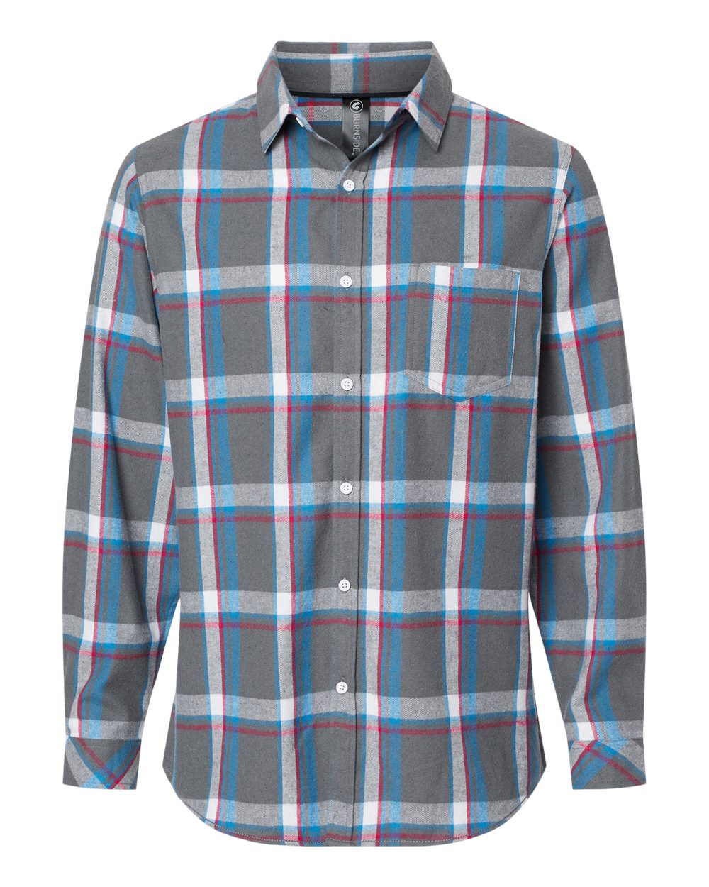 Burnside 8212 - Woven Plaid Flannel Shirt With Biased Pocket