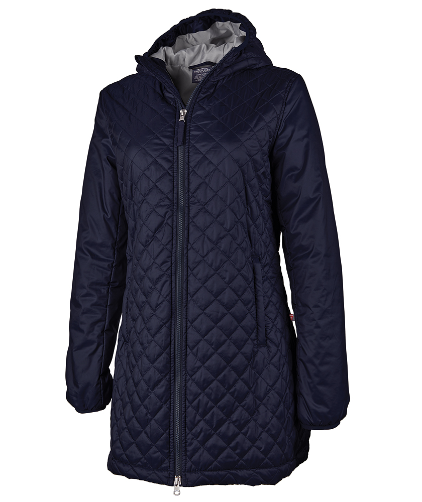 Charles River 5245 - Women's Lithium Quilted Hooded ...