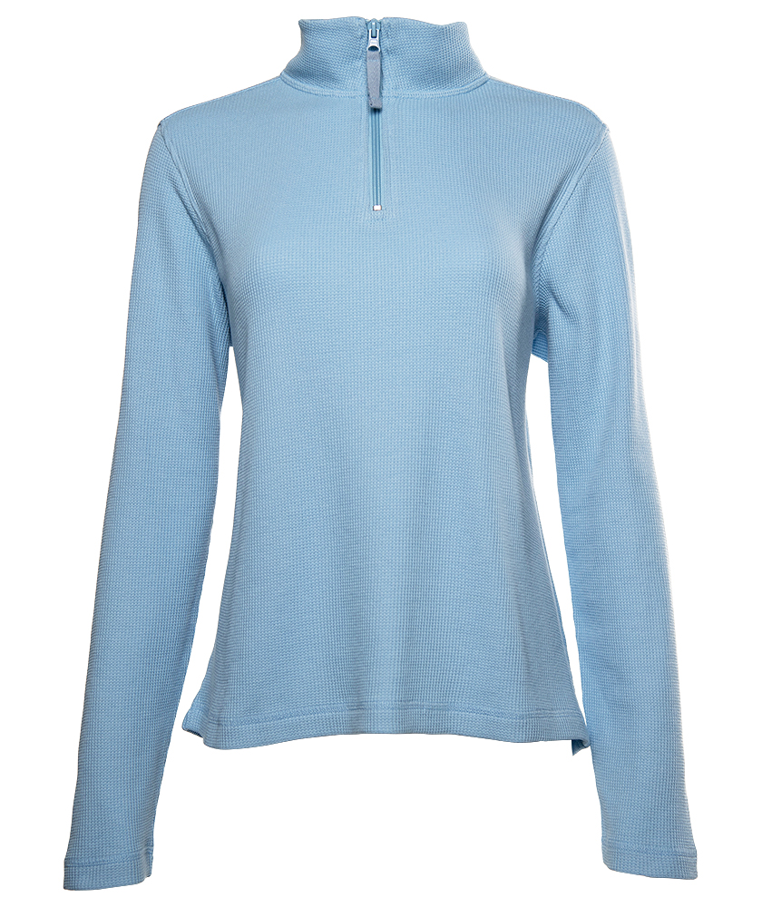 Charles River 5349 - Women's Waffle Quarter Zip Pullover