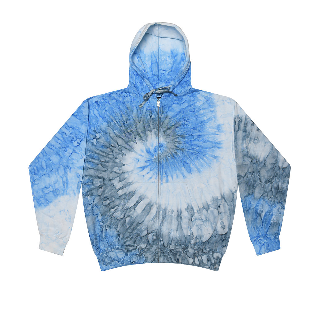 Colortone 8888 - Tie Dye Zip Up Hoodie $22.04 - Sweatshirts