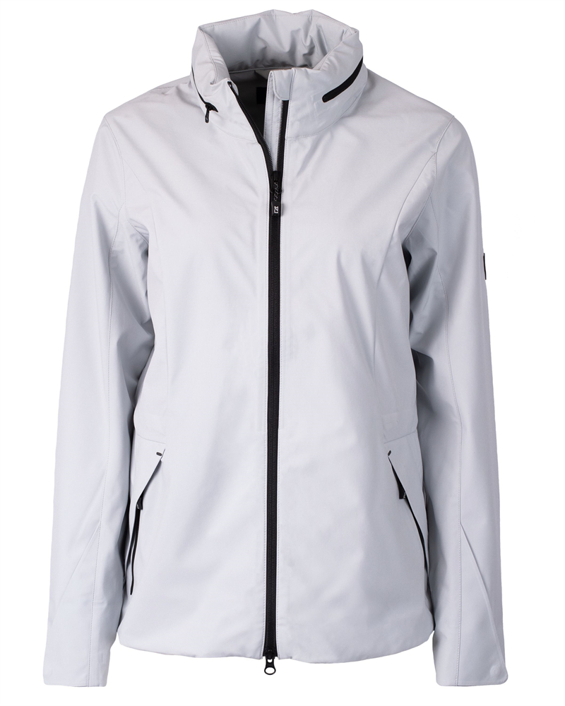 CUTTER & BUCK LCO00041 - Vapor Water Repellent Stretch Womens Full Zip Rain Jacket