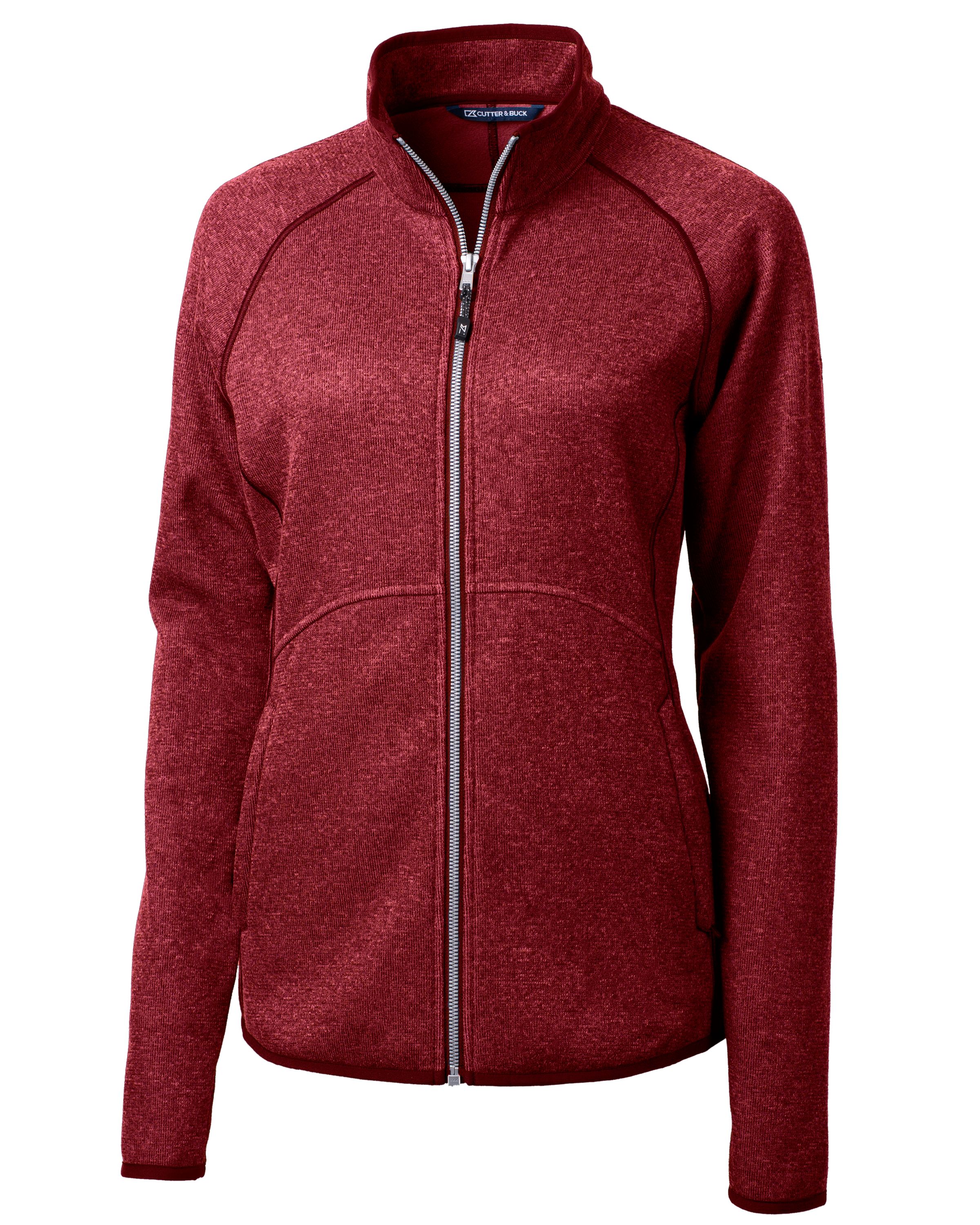 CUTTER & BUCK LCO00059 - Women's Mainsail Sweater-Knit Full Zip Jacket