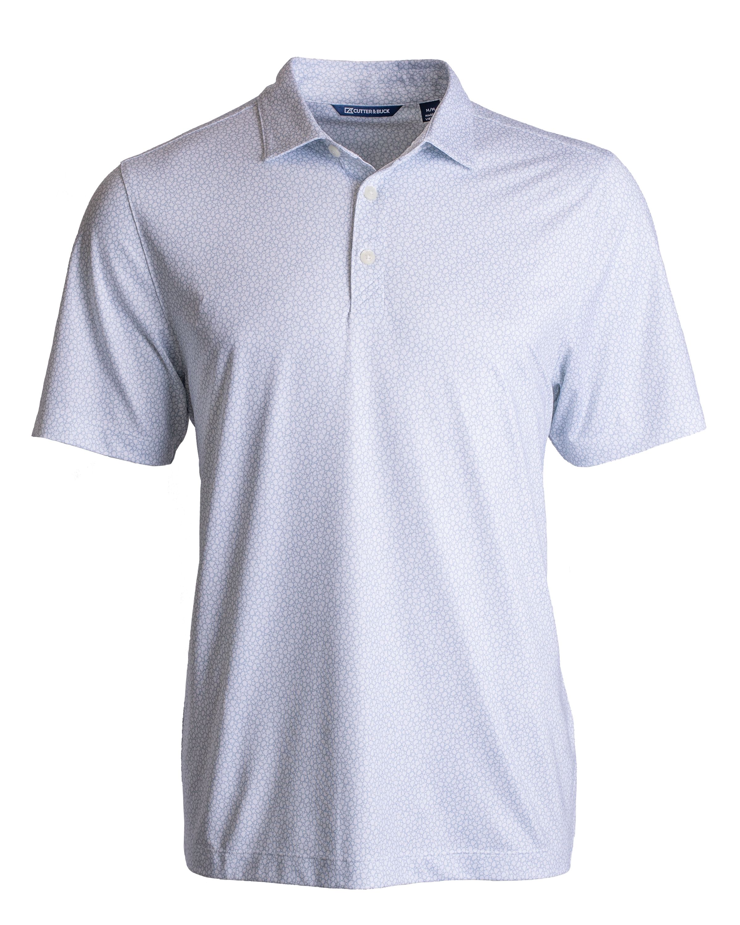 CUTTER & BUCK MCK01304 - Men's Pike Eco Pebble Print Stretch Recycled Polo