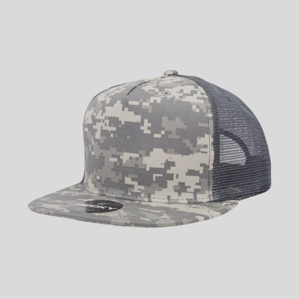 Decky 1040 - 5 Panel High Profile Structured Cotton/Poly Blend Trucker