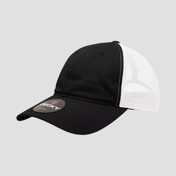 Decky 120 - 6 Panel Low Profile Relaxed Cotton Trucker