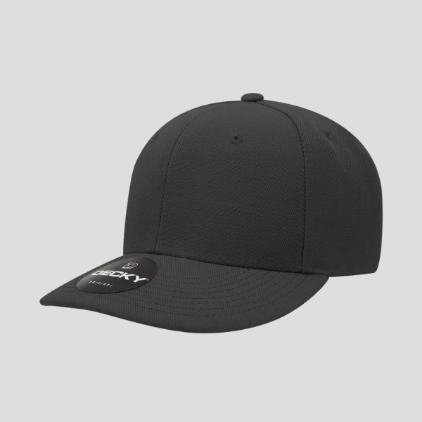 Decky 207 - 6 Panel Mid Profile Structured Acrylic/Polyester Cap