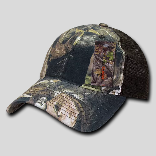 Decky 227 - 6 Panel Low Profile Relaxed HybriCam Trucker