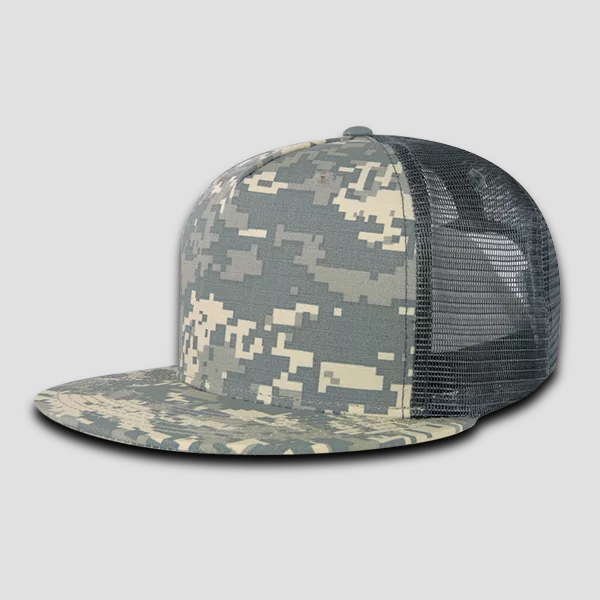 Decky 3021 - 5 Panel High Profile Structured Ripstop Trucker