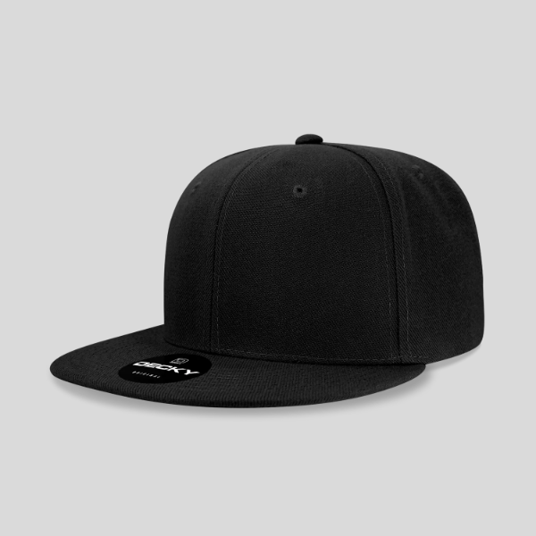 Decky 333 - 5 Panel High Profile Structured Acrylic/Polyester Snapback