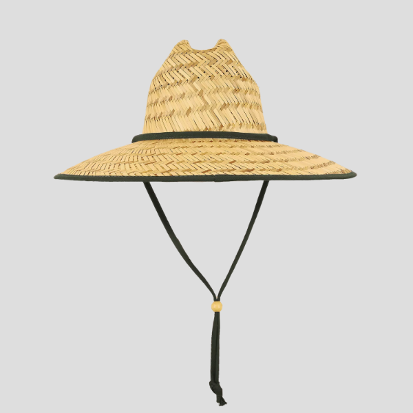 Decky 528 - Mat Straw Lifeguard Hat