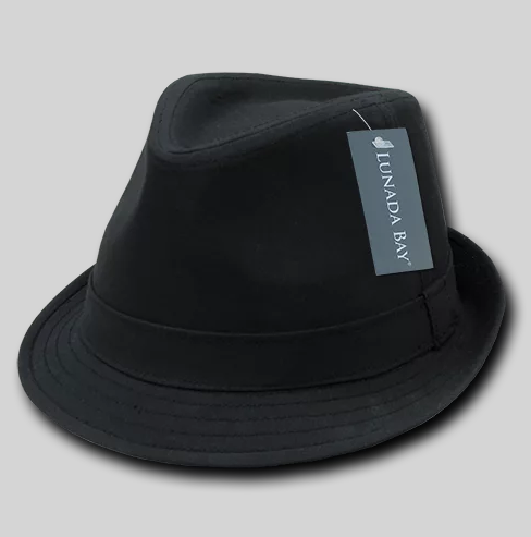 Decky 553 - Basic Poly Woven Fedora Hats