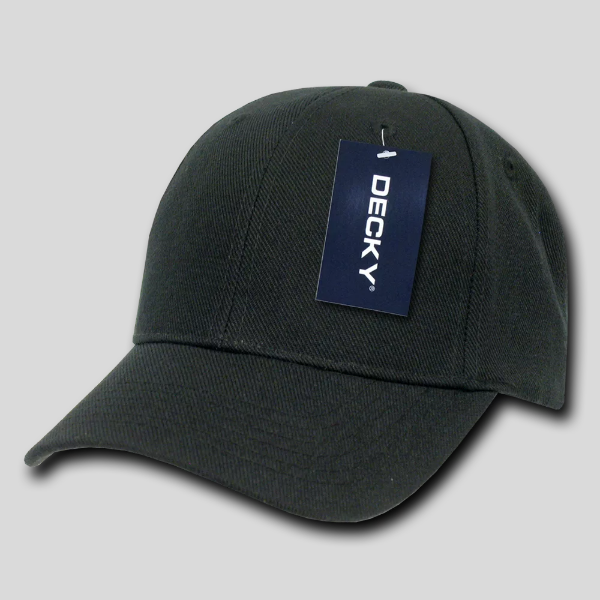 Decky 7001 - Youth 6 Panel Mid Profile Structured Acrylic/Polyester Cap