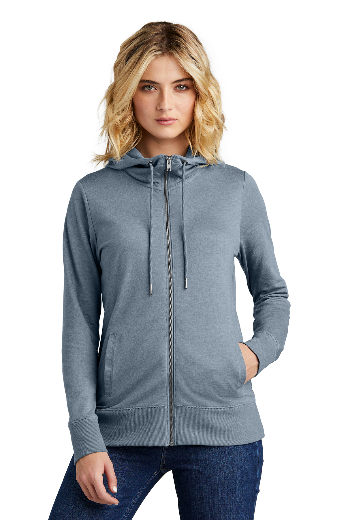 District DT673 - Women's Featherweight French Terry™ Full-Zip Hoodie