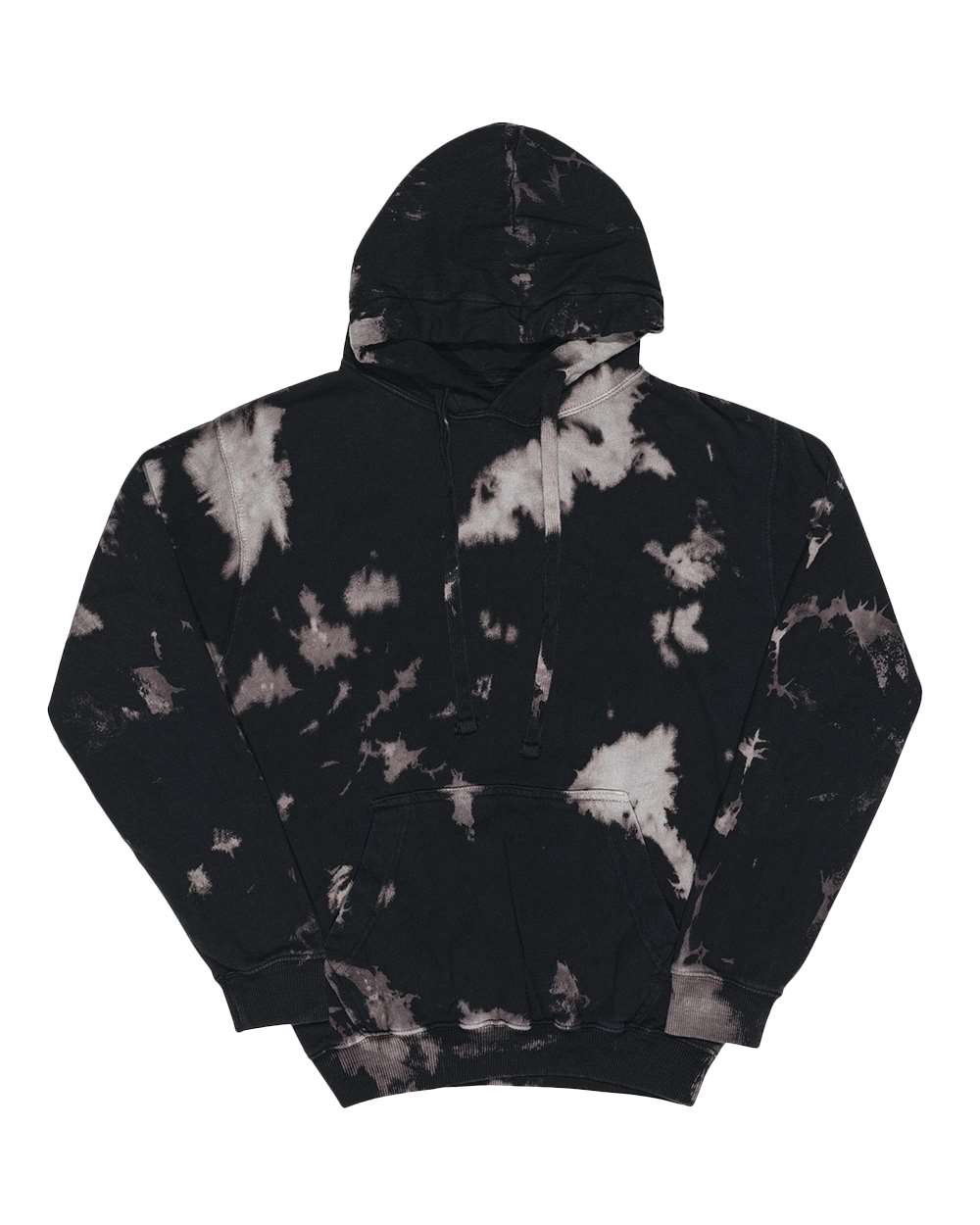 Dyenomite 854BW - Premium Fleece Bleach Wash Hooded Sweatshirt