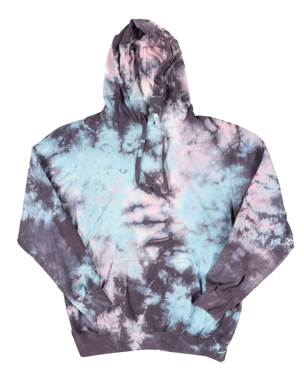 Dyenomite 854LM - Premium Fleece Tie-Dyed Hooded Sweatshirt
