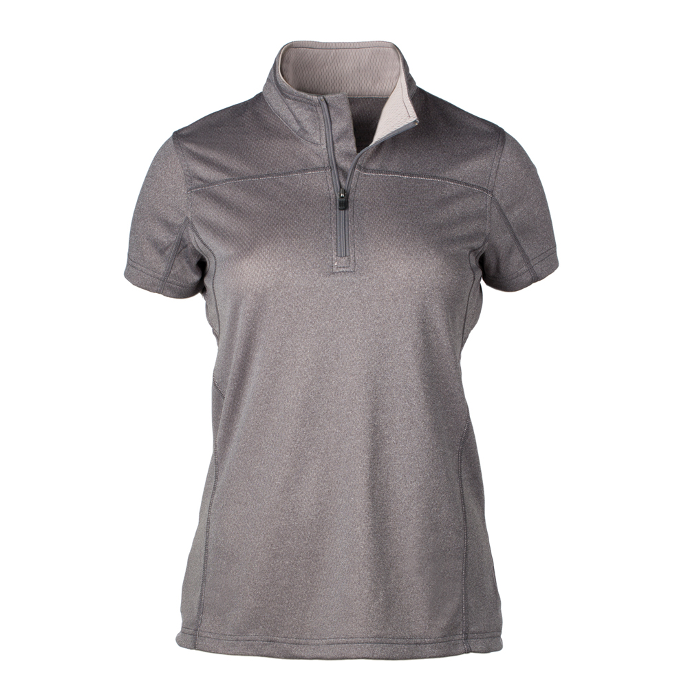 Fossa Apparel 4419 - Ladies Arroyo Wicking Quarter Zip Short Sleeve Shirt