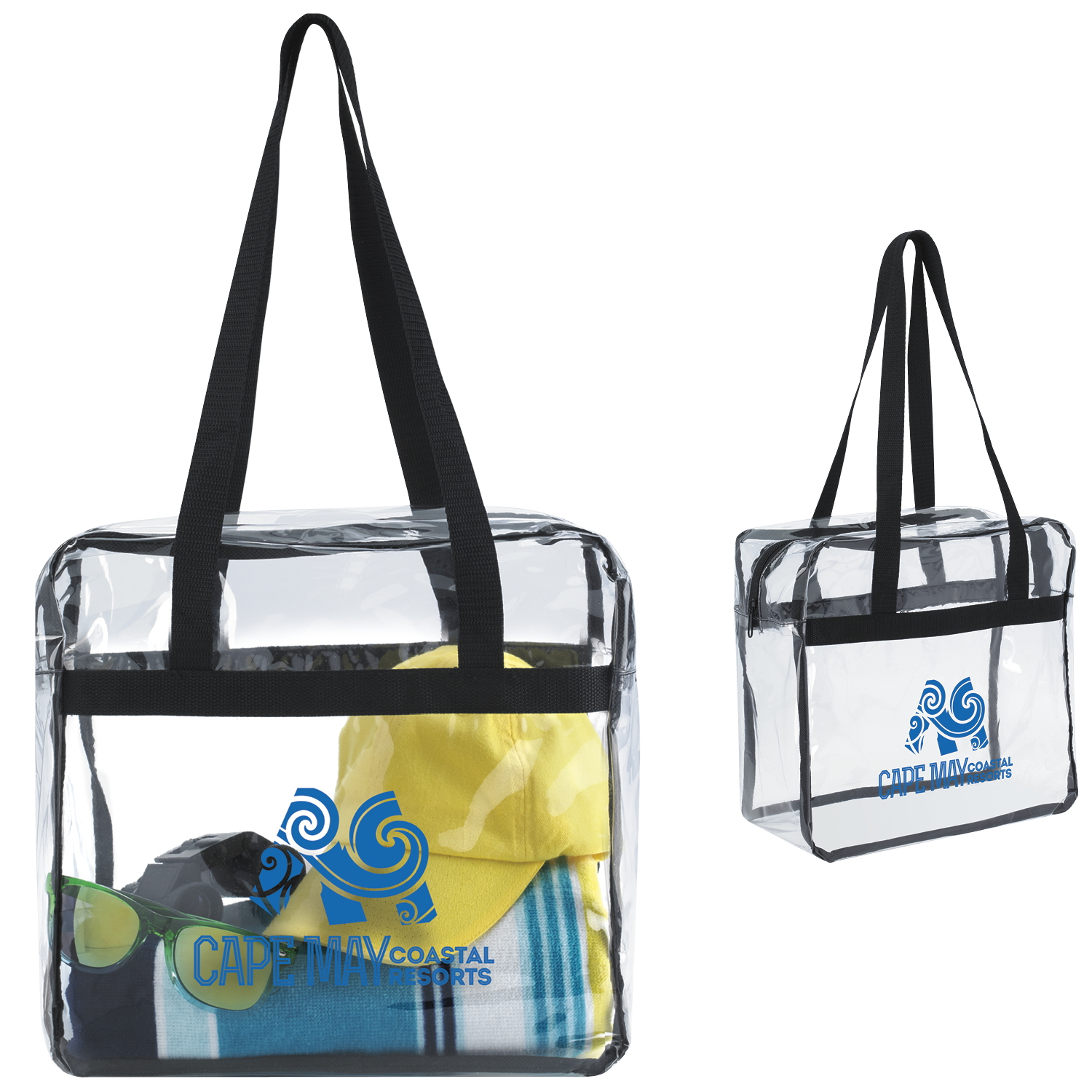 Good Value® 15762 Clear Zippered Tote