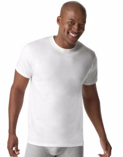Hanes 2535H3 - ComfortBlend® Men's Perfect T White Crewneck Undershirt 3-Pack