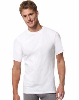 Hanes 2535X4 - Men's X-Temp® Comfort Cool® Crewneck White Undershirt 4-Pack (Includes 1 Free Bonus Undershirt)