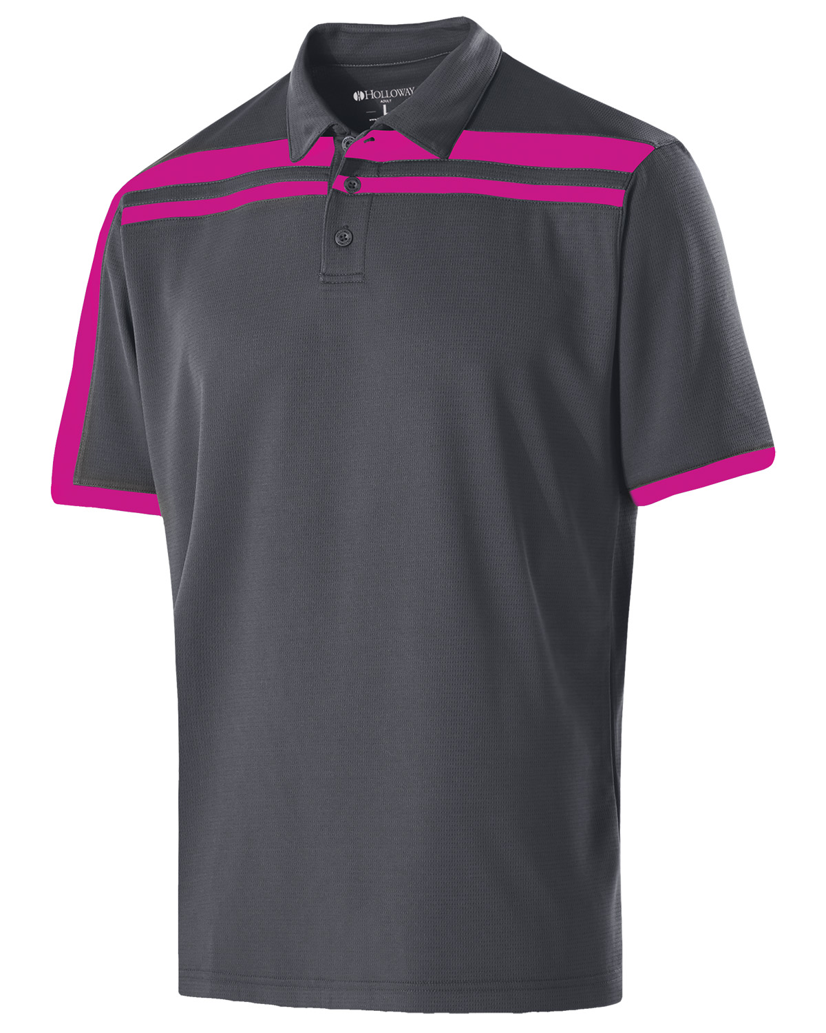Holloway 222487 - Adult Polyester Closed-Hole Charge Polo