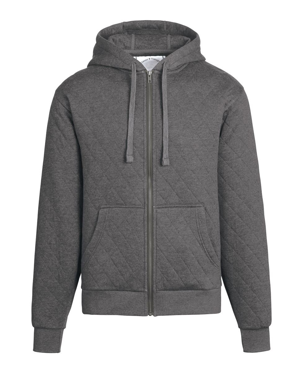 Landway CF-60 - Kingsley Quilted Cotton Poly Fleece Hoodie