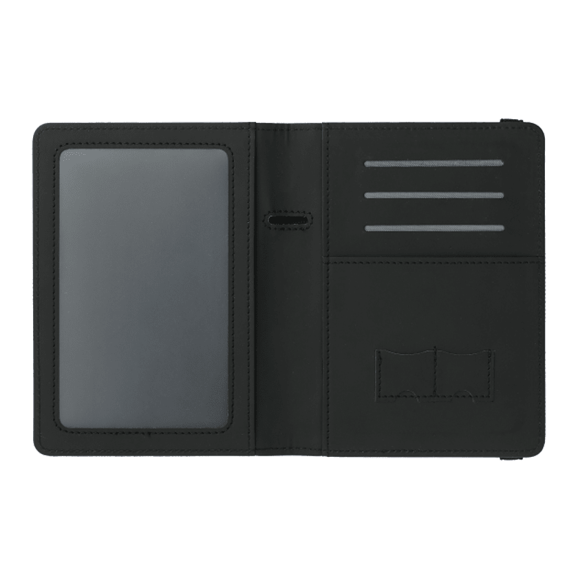 LEEDS 0882-09 - Deluxe Recycled Passport Wallet