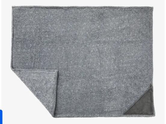 LEEDS 1080-49 - Heathered Fuzzy Fleece Blanket