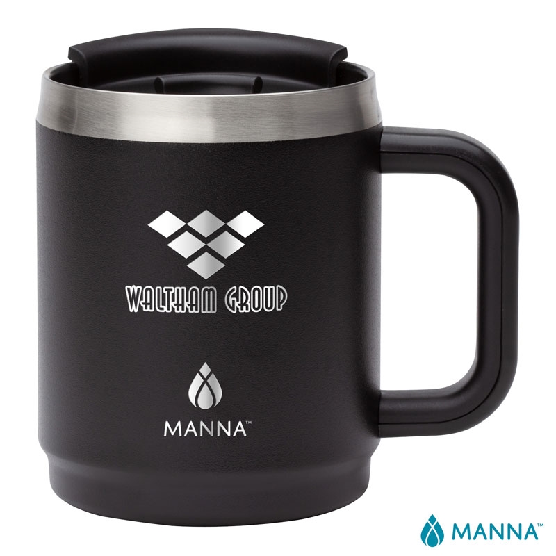 Manna™ CM1007 - 14 oz. Boulder Stainless Steel Camping Mug w/ Handle