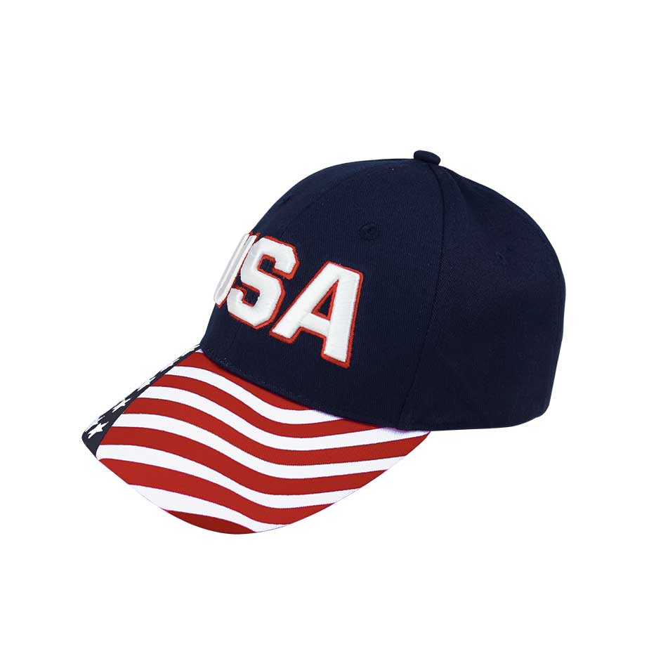 Mega Cap 7678 - Cotton Twill USA Flag Cap